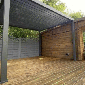 Lamellen hottub overkapping