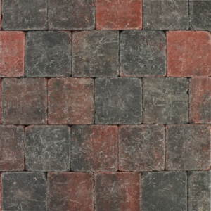Tambour 20x20x6 rood/zwart