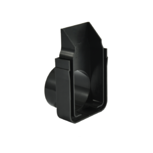 RSSD Lijngoot Eindstuk met Zij-uitloop Ø50mm t.b.v. Goot